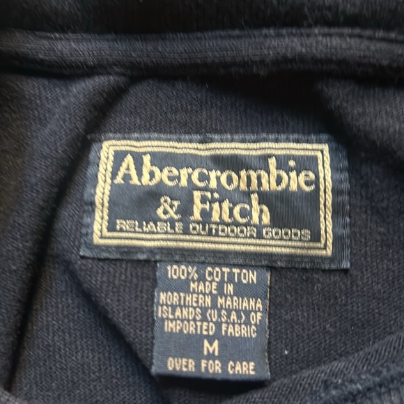 Vintage late 90’s Abercrombie & Fitch navy sweatshirt - Picture 2 of 4